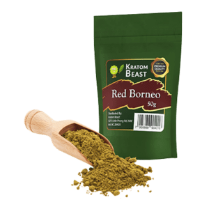 Red Vein Borneo Kratom Powder and Capsules